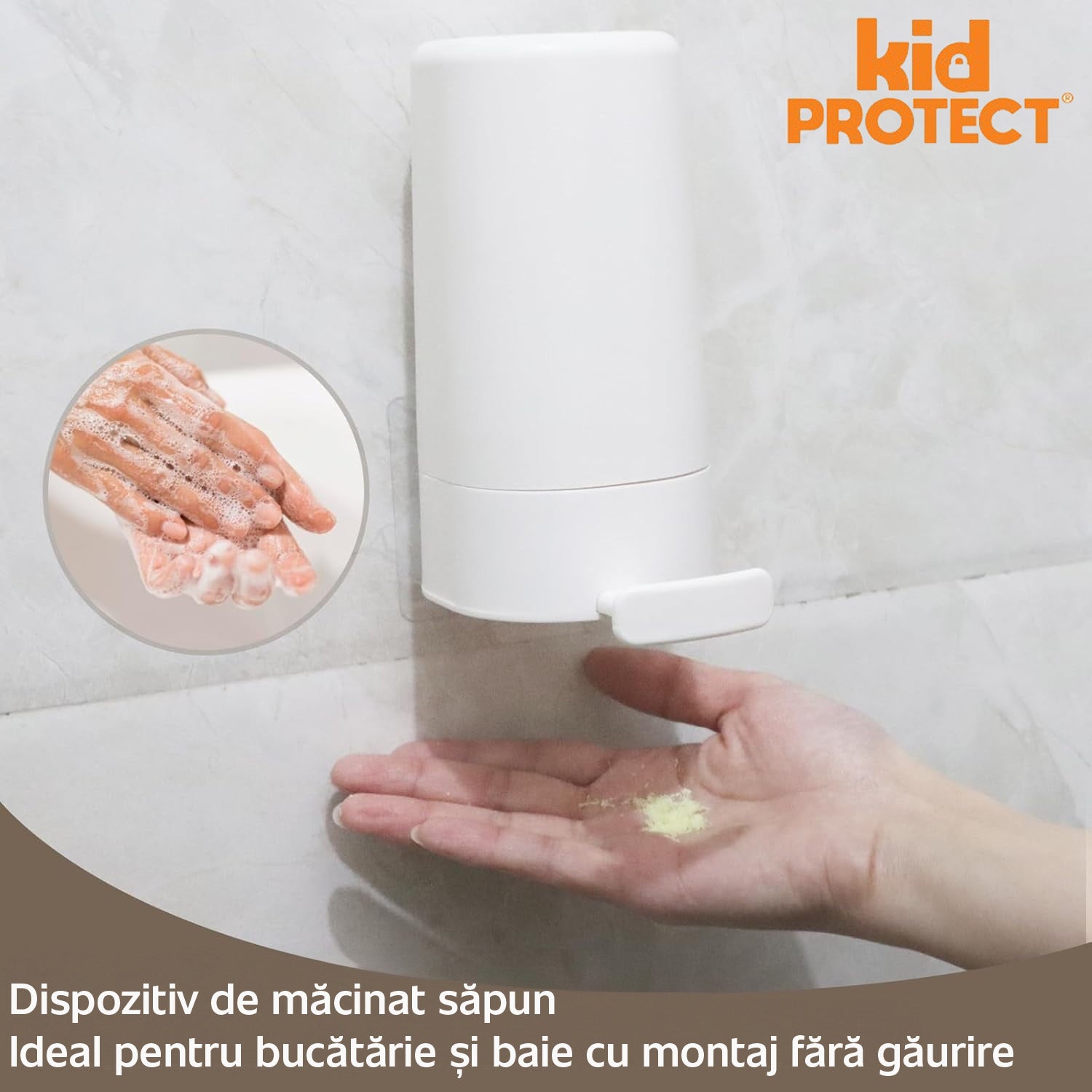 Dozator Pentru Sapun Solid KD Home SolidFlow Dozator Pentru Sapun Solid KD Home SolidFlow